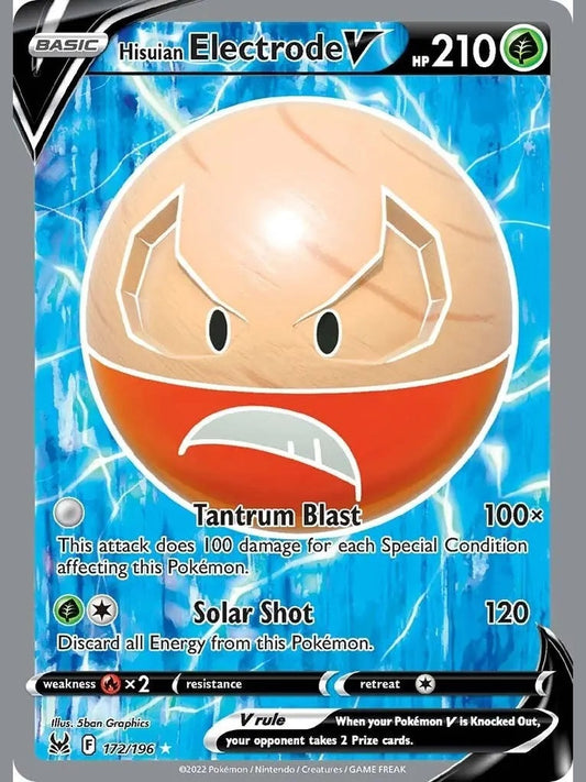 Hisuian Electrode V (Full Art) [SWSH11 - 172/196] SWSH11: Lost Origin