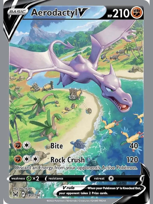 Aerodactyl V (Alternate Full Art) [SWSH11 - 180/196] SWSH11: Lost Origin