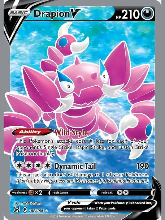 Drapion V (Full Art) [SWSH11 - 182/196] SWSH11: Lost Origin