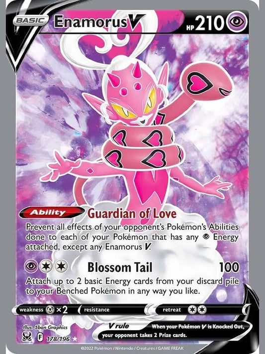 Enamorus V (Full Art) [SWSH11 - 178/196] SWSH11: Lost Origin
