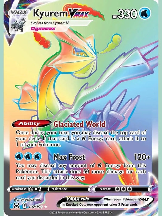 Kyurem VMAX (Secret) [SWSH11 - 197/196] SWSH11: Lost Origin
