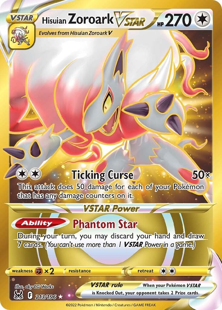 Hisuian Zoroark VSTAR (213) (Secret) [SWSH11 - 213/196]