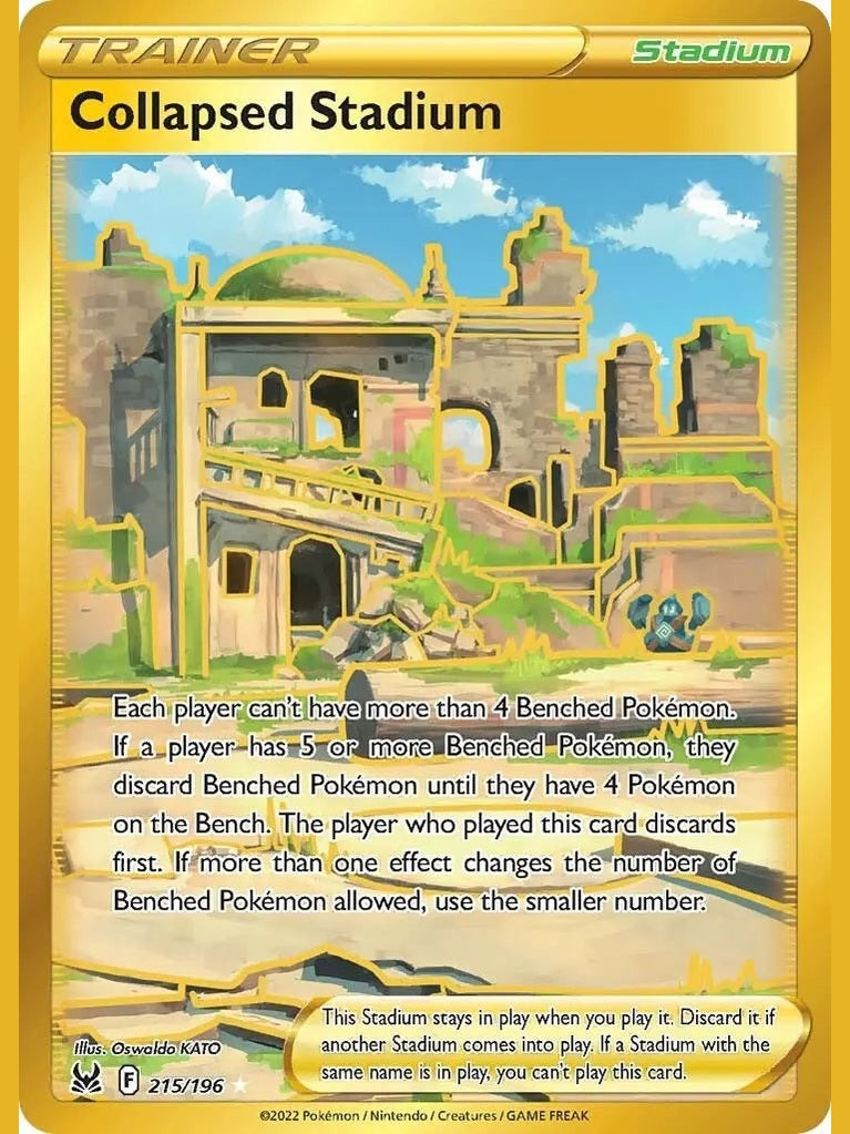 Collapsed Stadium (Secret) [SWSH11 - 215/196] SWSH11: Lost Origin