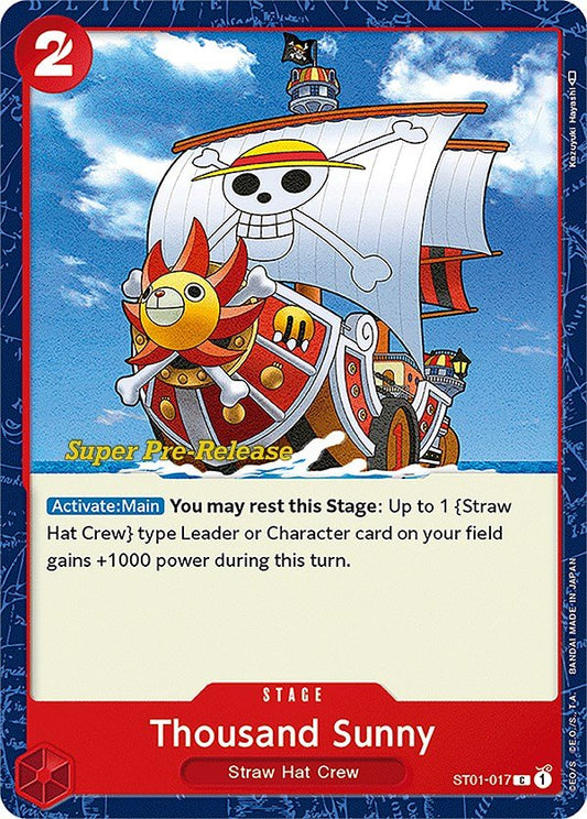 Thousand Sunny [ST-01 PRE - ST01-017] - Shippin Texas