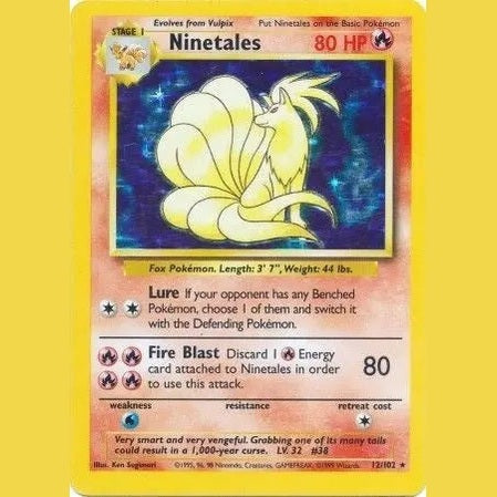 Ninetales [BS - 012/102] Base Set