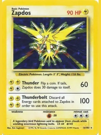 Zapdos [BS - 016/102] Base Set