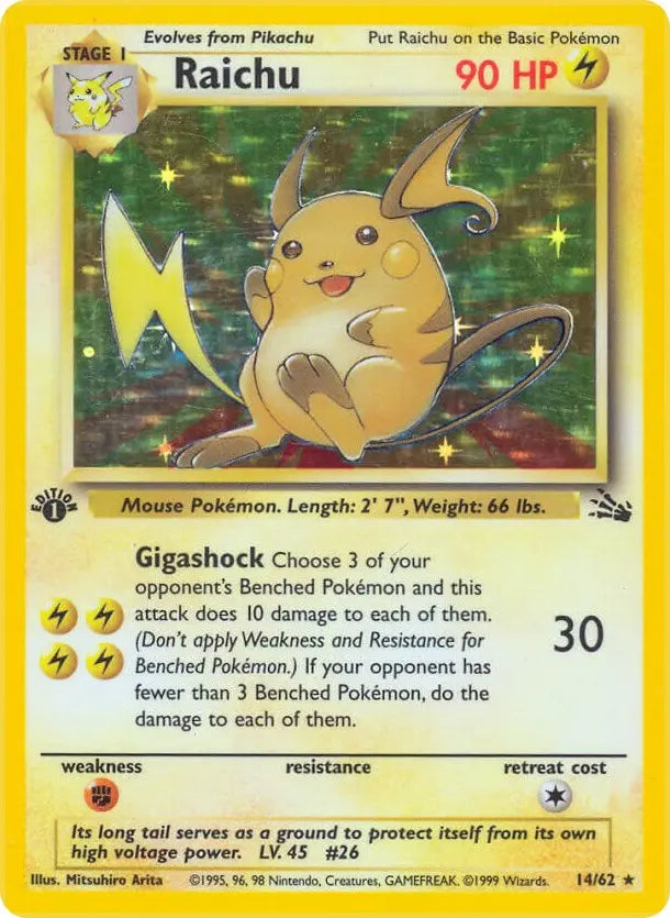 Raichu (14) [FO - 14/62] Fossil