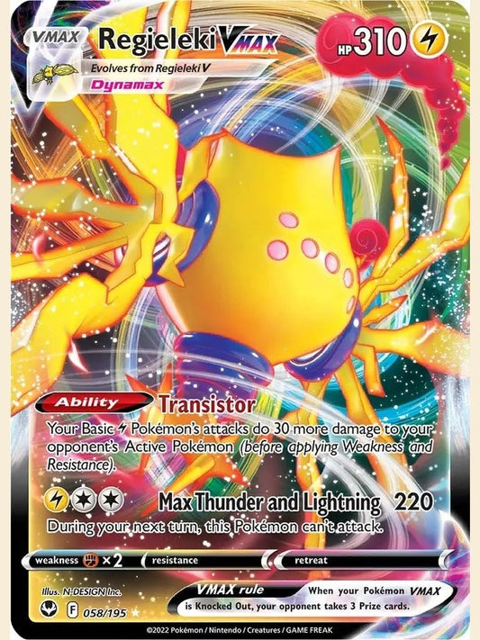 Regieleki VMAX [SWSH12 - 058/195] SWSH12: Silver Tempest