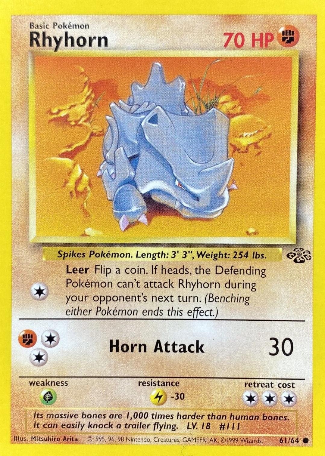 Rhyhorn [JU - 61/64] - Shippin Texas