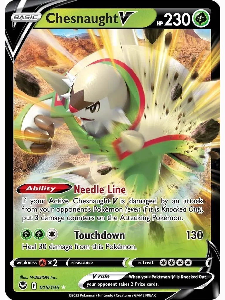 Chesnaught V [SWSH12 - 015/195] SWSH12: Silver Tempest