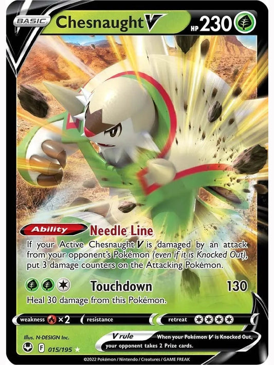 Chesnaught V [SWSH12 - 015/195] SWSH12: Silver Tempest