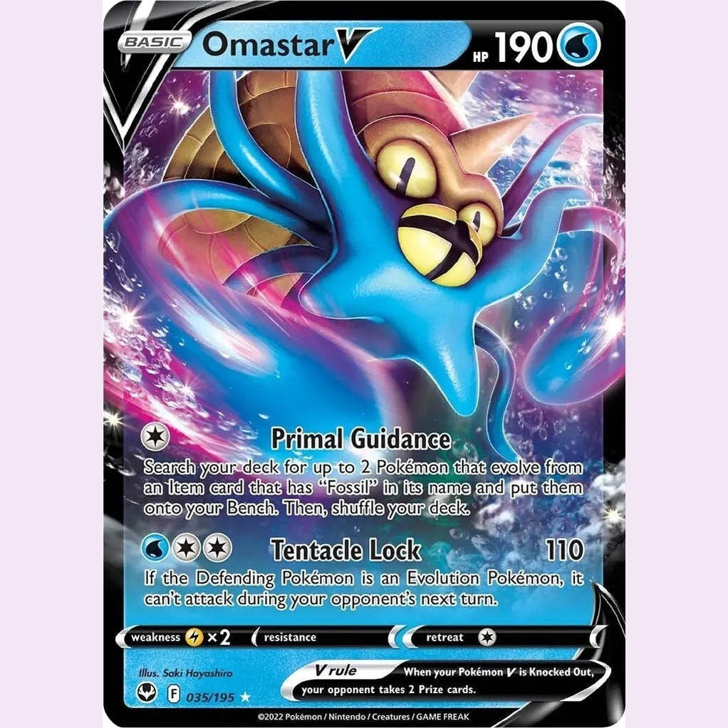 Omastar V [SWSH12 - 035/195] SWSH12: Silver Tempest