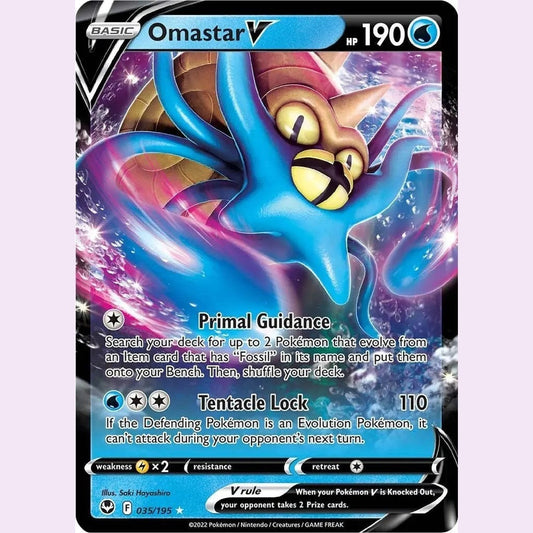 Omastar V [SWSH12 - 035/195] SWSH12: Silver Tempest