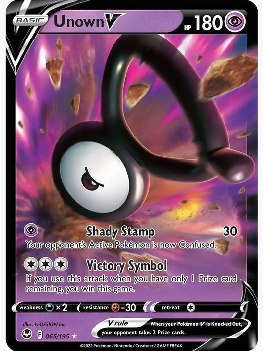 Unown V [SWSH12 - 065/195] SWSH12: Silver Tempest