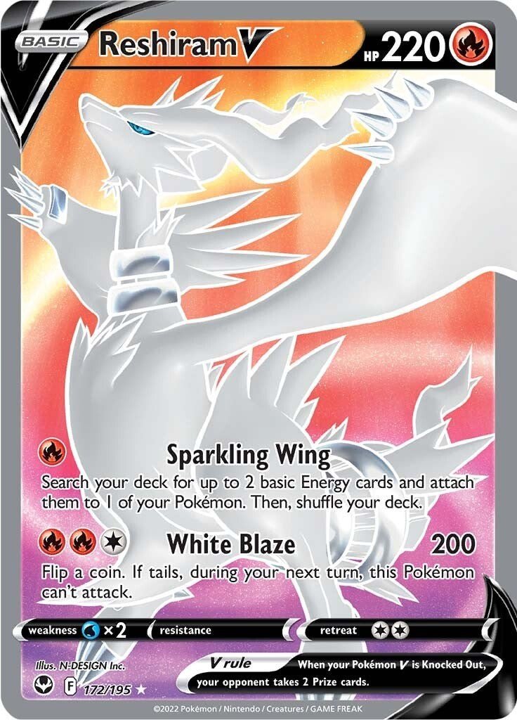 Reshiram V (Full Art) [SWSH12 - 172/195] - Shippin Texas