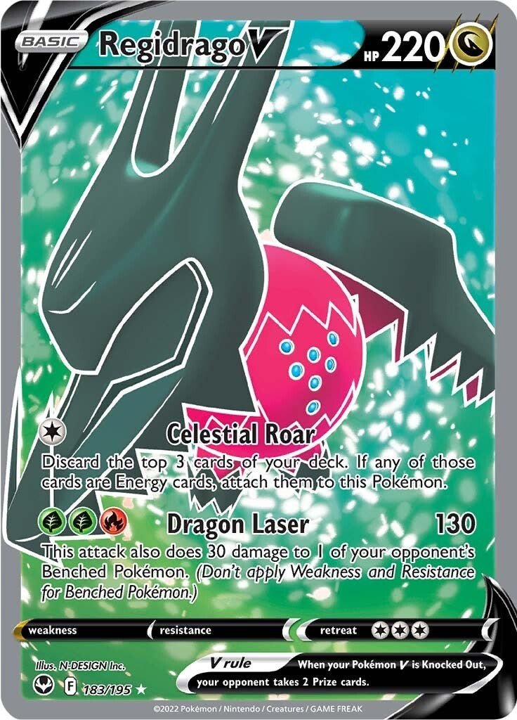 Regidrago V (Full Art) [SWSH12 - 183/195] - Shippin Texas