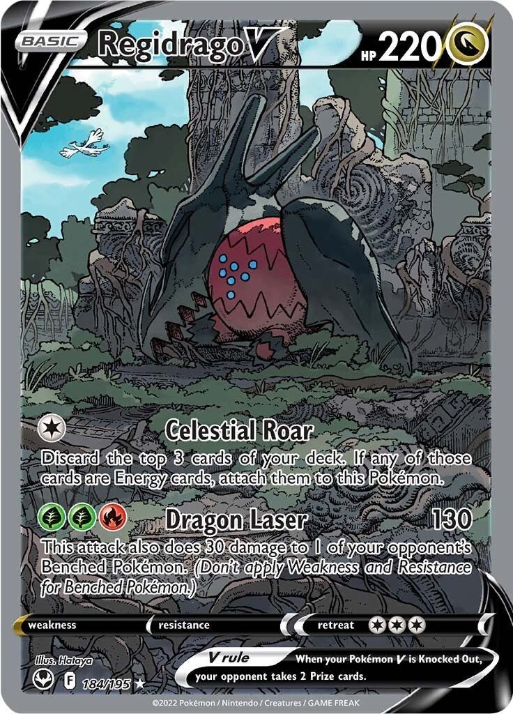 Regidrago V (Alternate Full Art) [SWSH12 - 184/195] - Shippin Texas