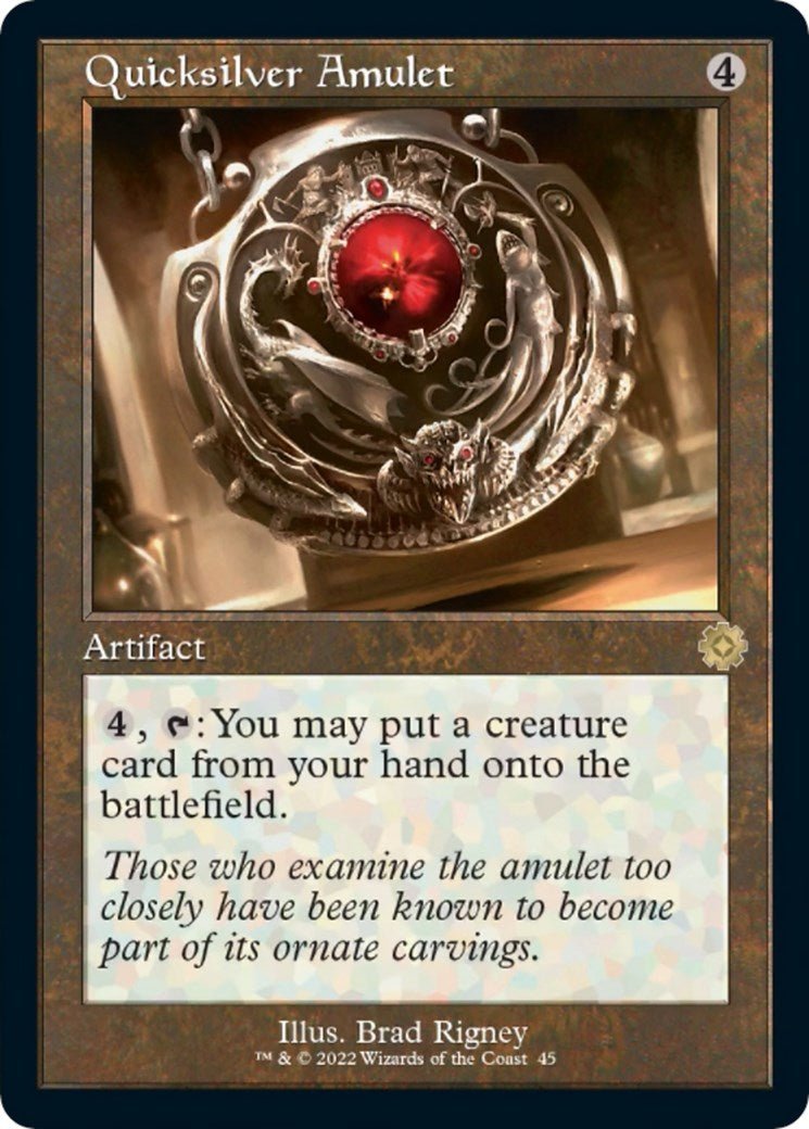 Quicksilver Amulet [BRR - 45] - Shippin Texas