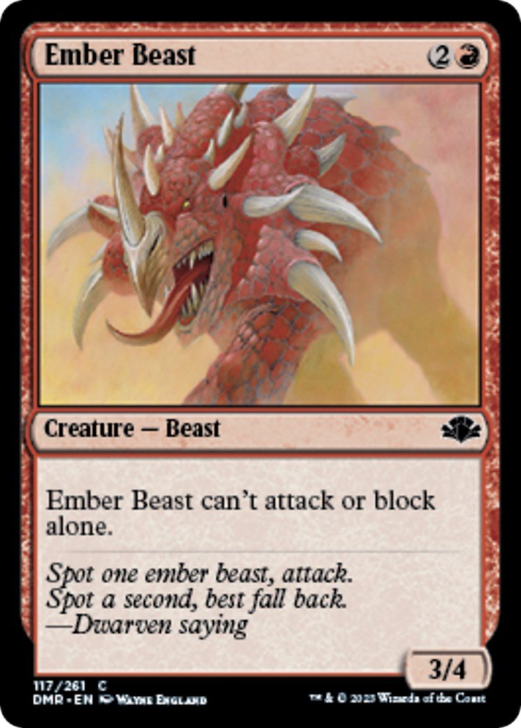 Ember Beast [DMR - 117] - Shippin Texas