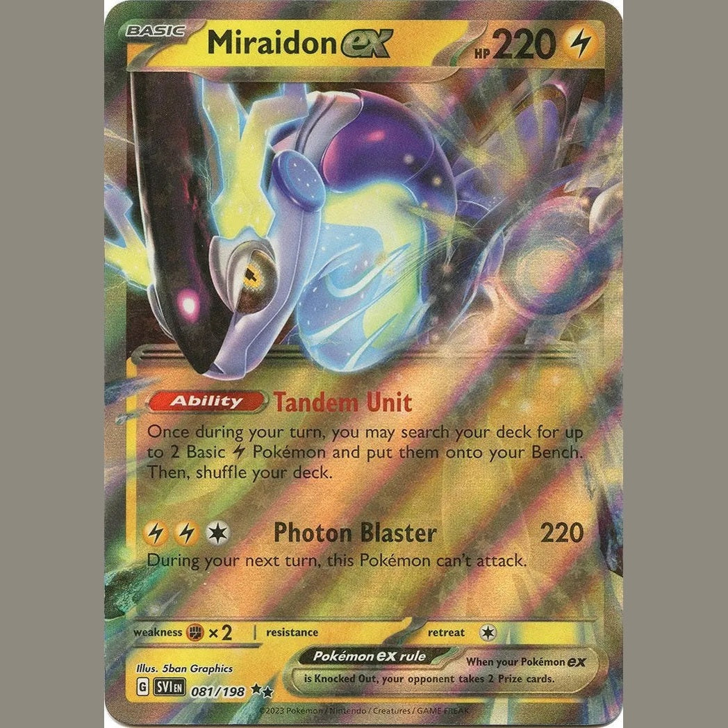 Miraidon ex - 081/198 [SVI - 081/198] SV01: Scarlet & Violet Base Set