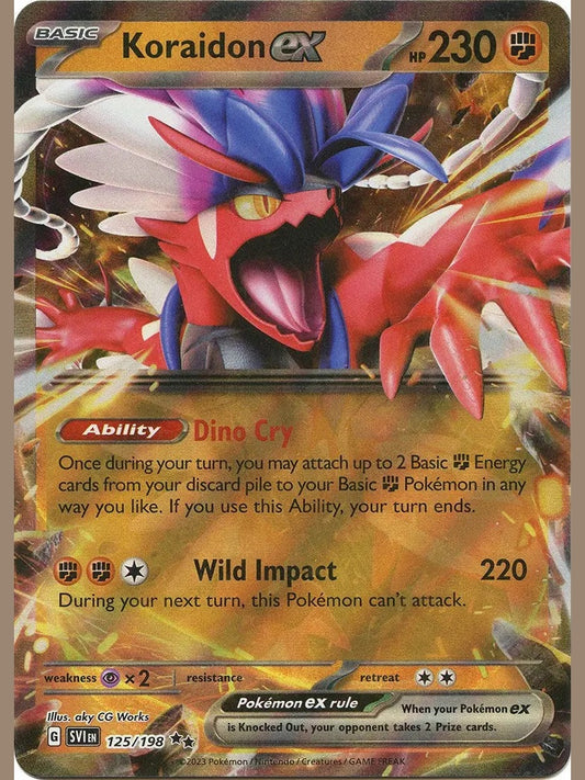 Koraidon ex - 125/198 [SVI - 125/198] SV01: Scarlet & Violet Base Set