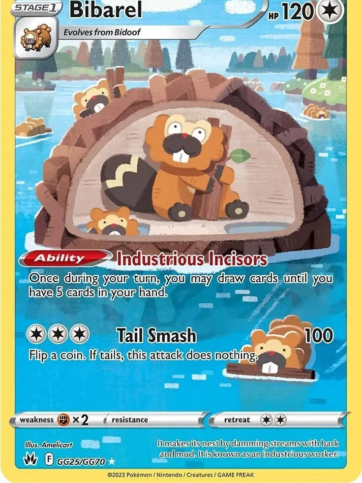 Bibarel [CRZ:GG - GG25/GG70] Crown Zenith: Galarian Gallery