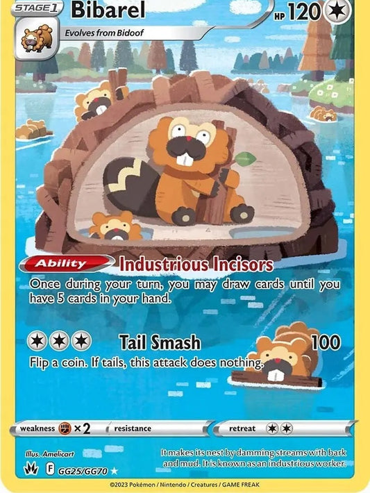 Bibarel [CRZ:GG - GG25/GG70] Crown Zenith: Galarian Gallery