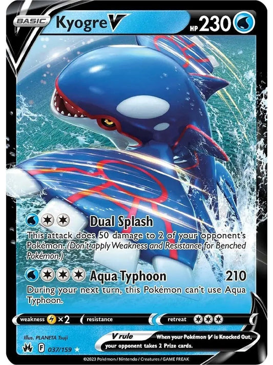Kyogre V [CRZ - 037/159] Crown Zenith