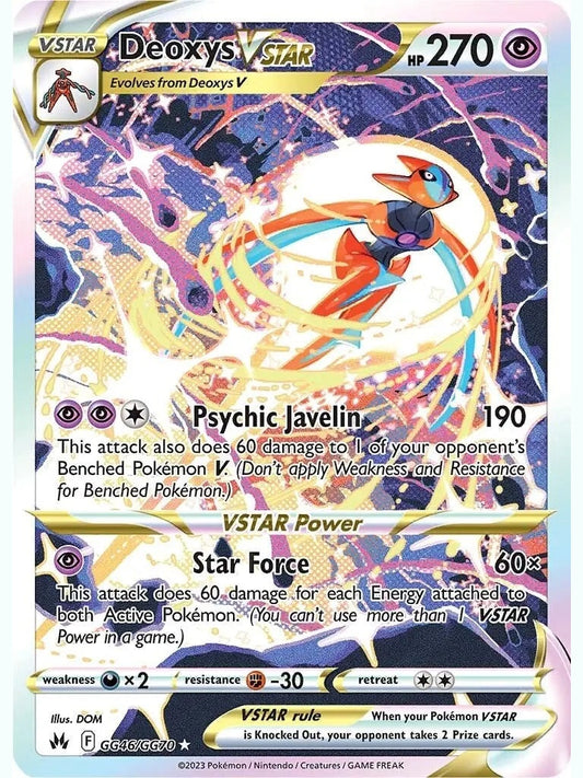 Deoxys VSTAR [CRZ:GG - GG46/GG70] Crown Zenith: Galarian Gallery