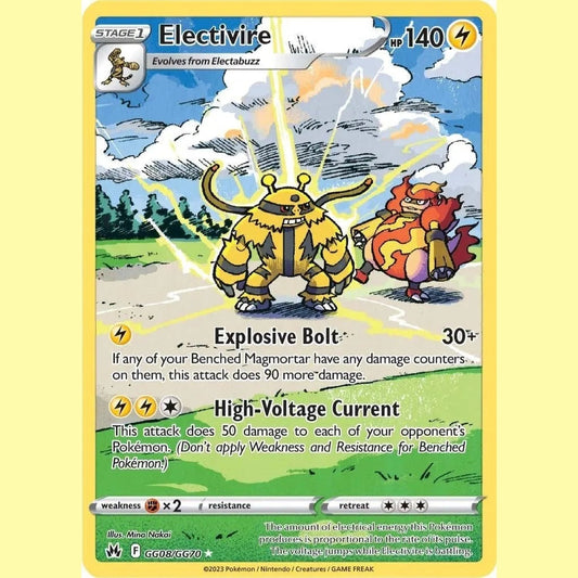 Electivire [CRZ:GG - GG08/GG70] Crown Zenith: Galarian Gallery