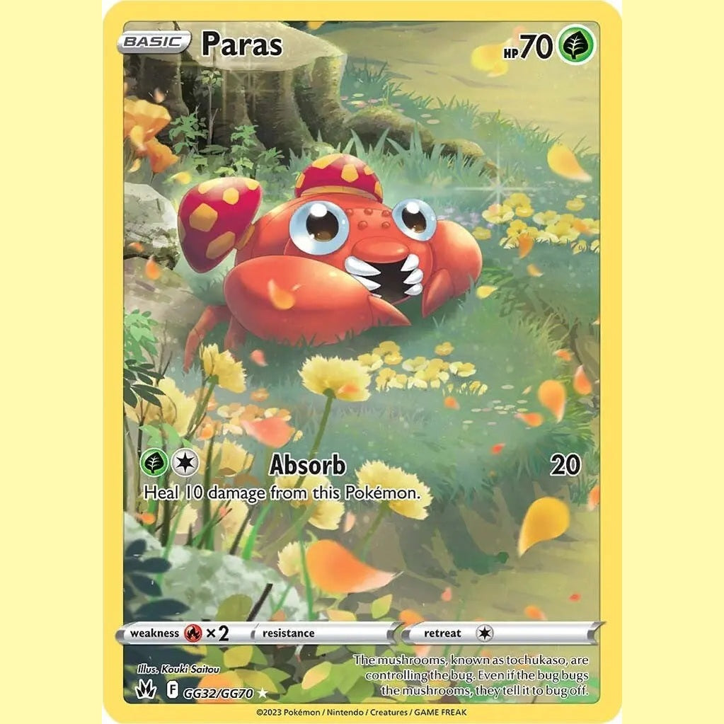 Paras [CRZ:GG - GG32/GG70] Crown Zenith: Galarian Gallery