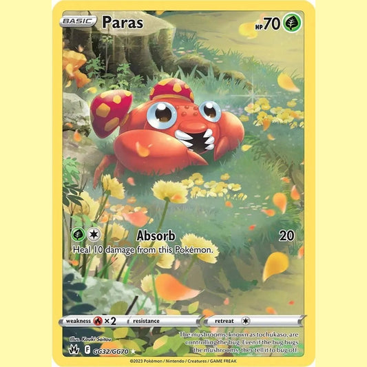 Paras [CRZ:GG - GG32/GG70] Crown Zenith: Galarian Gallery