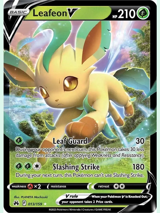 Leafeon V [CRZ - 013/159] Crown Zenith