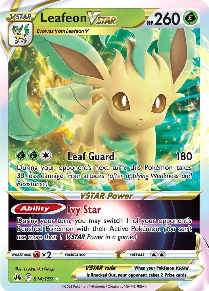 Leafeon VSTAR [CRZ - 014/159] - Shippin Texas