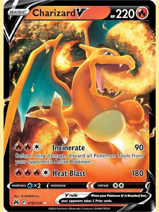 Charizard V [CRZ - 018/159] Crown Zenith