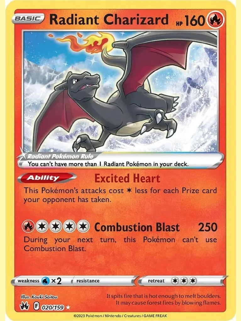 Radiant Charizard [CRZ - 020/159] Crown Zenith