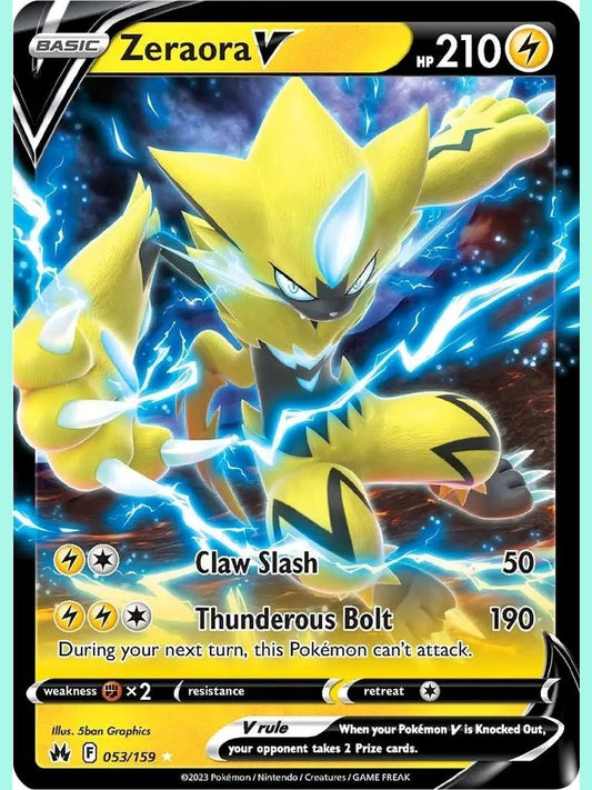 Zeraora V [CRZ - 053/159] Crown Zenith