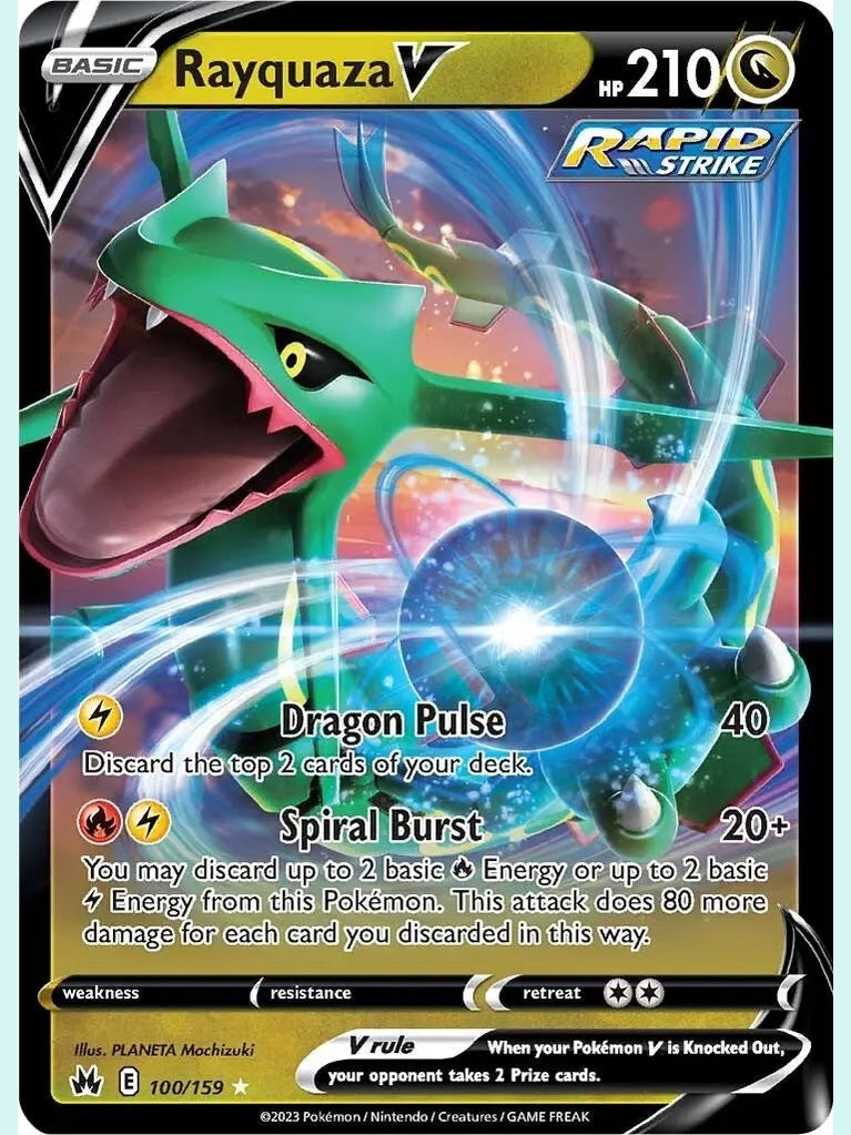 Rayquaza V [CRZ - 100/159] Crown Zenith
