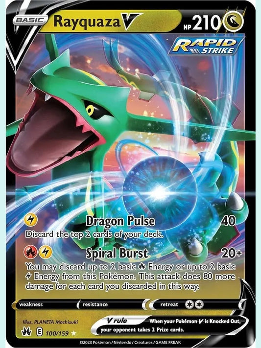 Rayquaza V [CRZ - 100/159] Crown Zenith
