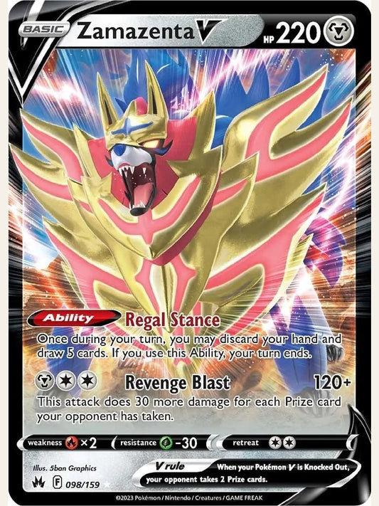 Zamazenta V [CRZ - 098/159] Crown Zenith