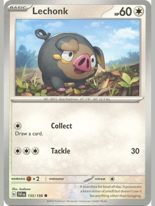 Lechonk - 155/198 [SVI - 155/198] SV01: Scarlet & Violet Base Set