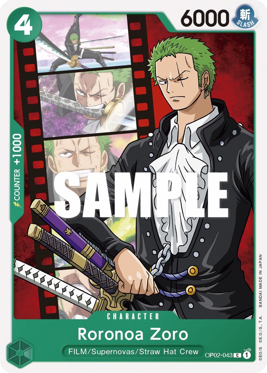 Roronoa Zoro [OP02 - OP02-043] - Shippin Texas