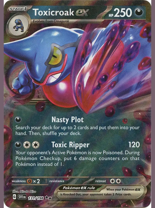 Toxicroak ex - 131/198 [SVI - 131/198] SV01: Scarlet & Violet Base Set