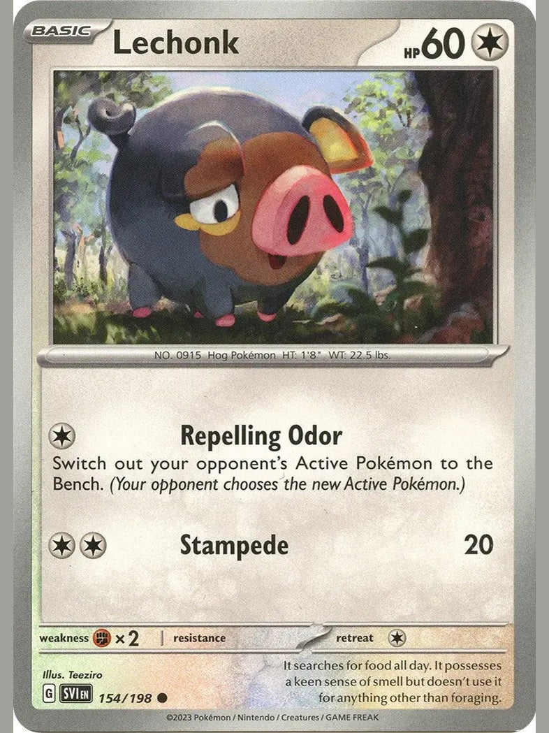 Lechonk - 154/198 [SVI - 154/198] SV01: Scarlet & Violet Base Set