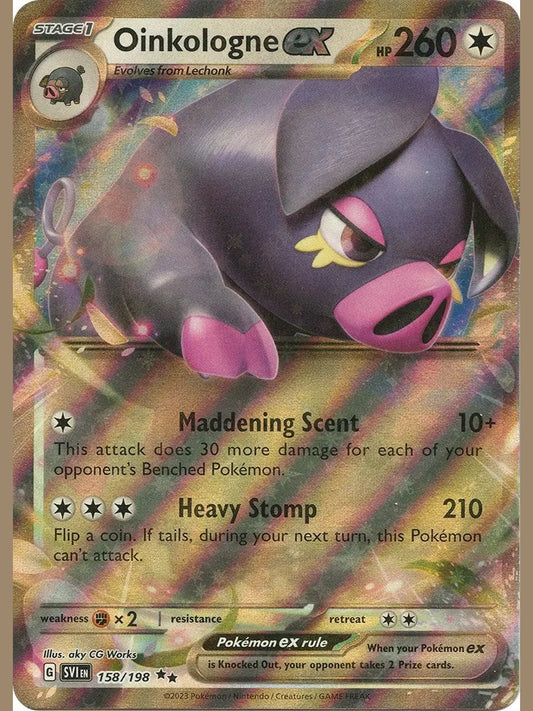 Oinkologne ex - 158/198 [SVI - 158/198] SV01: Scarlet & Violet Base Set