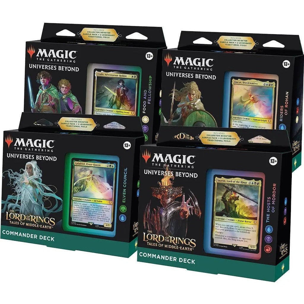 The Lord of the Rings: Tales of Middle-earth Commander Decks [Set of 4] [LTC] Commander: The Lord of the Rings: Tales of Middle-earth
