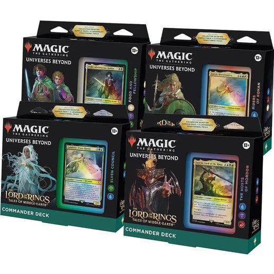 The Lord of the Rings: Tales of Middle-earth Commander Decks [Set of 4] [LTC] Commander: The Lord of the Rings: Tales of Middle-earth