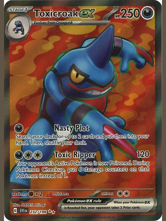 Toxicroak ex - 232/198 [SVI - 232/198] SV01: Scarlet & Violet Base Set
