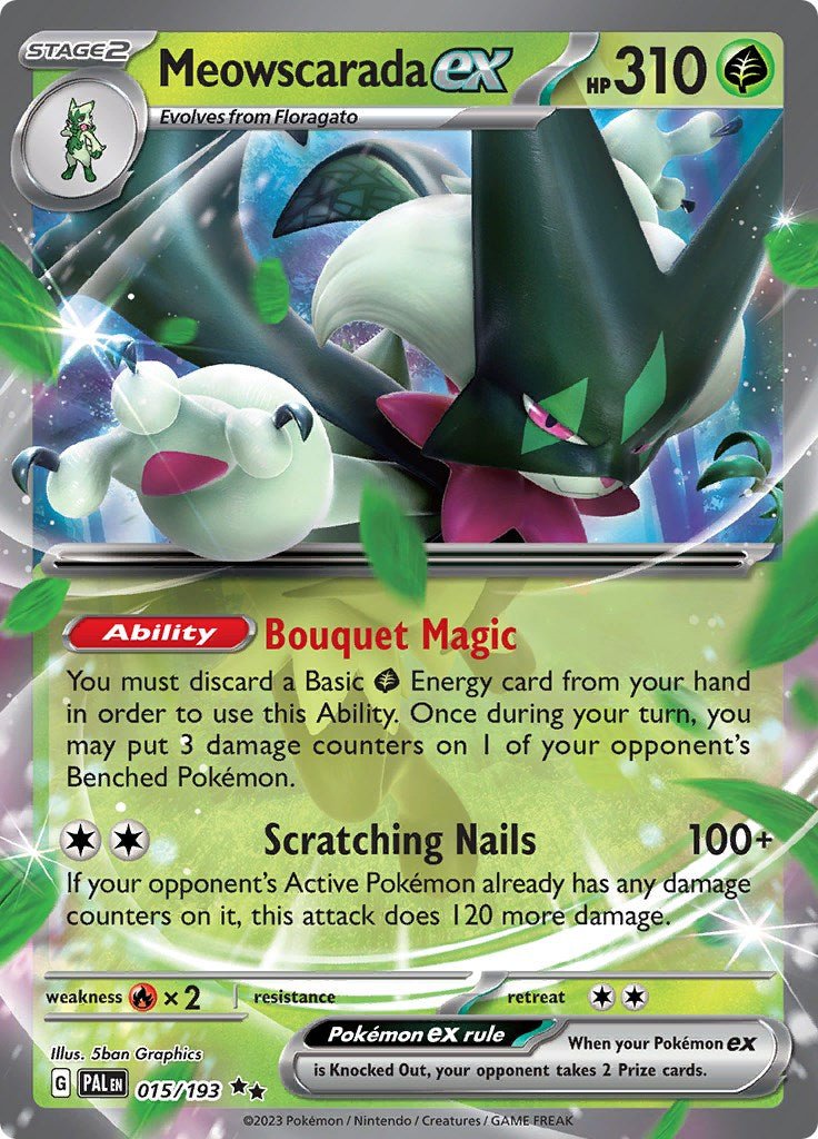 Meowscarada ex - 015/193 [PAL] - Shippin Texas