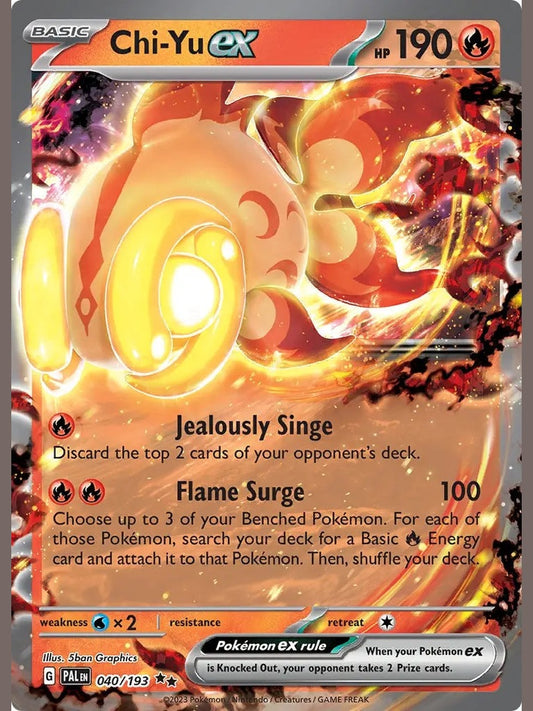 Chi-Yu ex - 040/193 [PAL - 040/193] SV02: Paldea Evolved